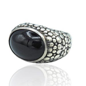 Superoro 18K Yellow Gold & Silver Onyx